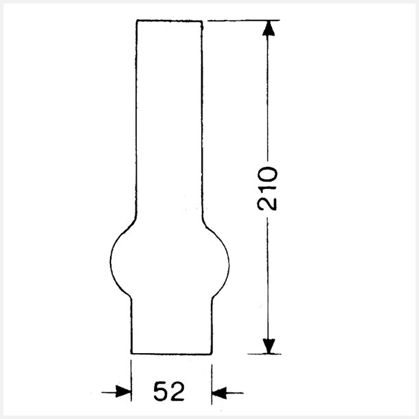 DHR Lampeglas 15 x 210mm