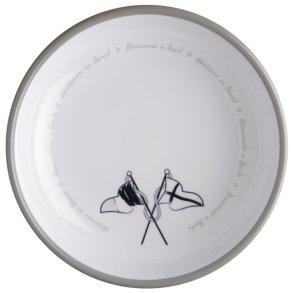 MB Welcome on board dybtallerken 18cm 260g 6stk NON SLIP