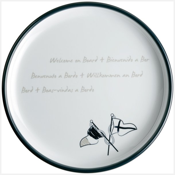 MB Welcome on board dessert tallerken 21cm 255g 6stk