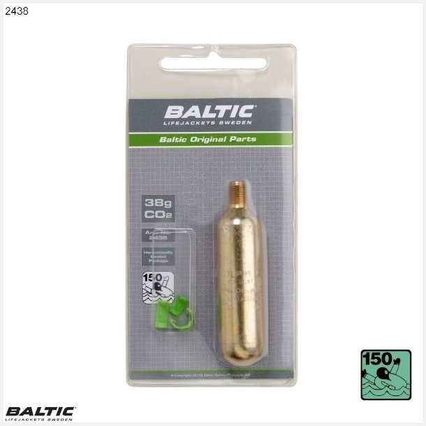 38g CO2 Cylinder - BALTIC 2438