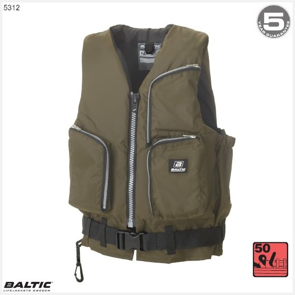 Outdoor svmmevest Oliven BALTIC 5312