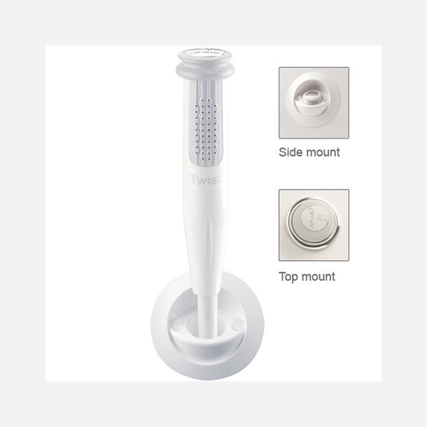 Whale Twist d�ksbruser med 2,5 meter slange og krom hus til montering p� b�d