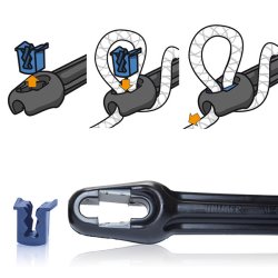Fortjningsfjeder til tov 16-20mm lngde 516mm Unimer U-Cleat