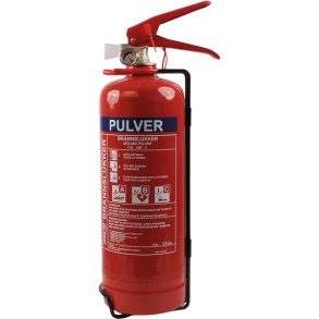 1852 ABC pulver ildslukker 2 kg til b�d og marine brug med effektiv brandslukning