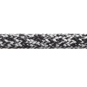 Robline Admiral 7000 Dyneema fald 10 mm sort hvid p� meterm�l
