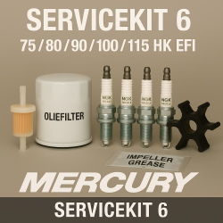 Mercury Servicekit 6 (75, 80, 90, 100, 115 HK EFI)