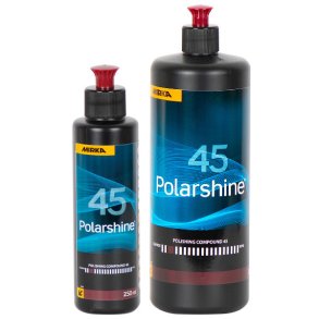 Mirka Polarshine 45 polermiddel 250 ml &ndash; kraftfuld polish til gelcoat, lak og maling
