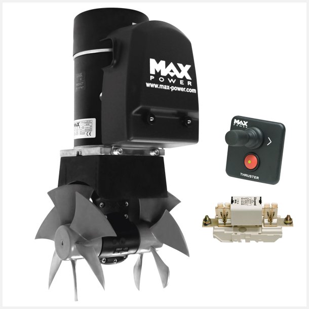 Max Power bovpropel st CT80 m/sikring & joystick, 24V