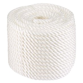 3-Slet PP tov hvid 10 mm 30 meter