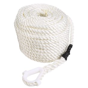 3-Slet Polyester/PP tov hvid med nylon kovs 12 mm 35 meter