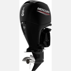 Mercury 150 hk p�h�ngsmotor med elektrisk start, fjernbetjening og powertrim