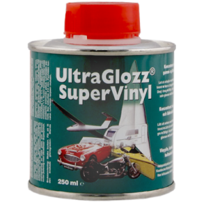 UltraGlozz SuperVinyl 250 ml flaske til pleje af vinyl, gummi og lder