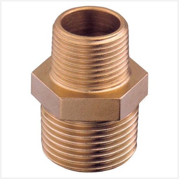 Guidi Brystnippel  1 1/2- 1" bronze