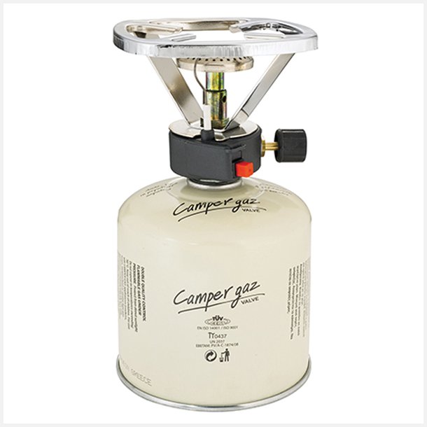 Camper Gaz gasbr�nder med Piezo t�nding & 500g gasd�se