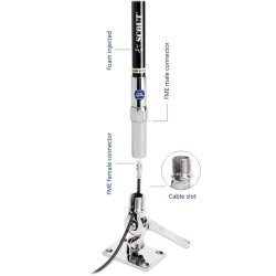 Scout Quick 6 VHF High Performance sort antenne 2.4m