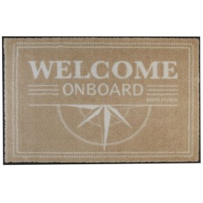 MB brun m�tte Welcome 75x50 cm