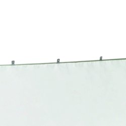 Nettuno Cagnaro bom solsejl 160x160cm L-275cm hvid