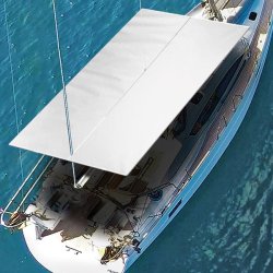 Nettuno Cagnaro Steccato sejlb�d solsejl B-270cm L-250cm hvid
