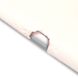 Nettuno Cagnaro Steccato sejlb�d solsejl B-270cm L-250cm hvid