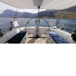 Nettuno Cagnaro Steccato sejlb�d solsejl B-270cm L-300cm hvid