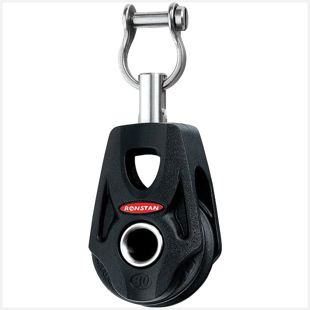 Ronstan serie 30 orbit enkeltblok med svivl og hundesvot sj�