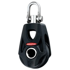 Ronstan serie 30 orbit enkeltblok med svivl & nylatron skive