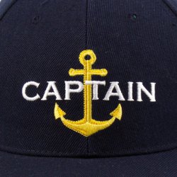 Captain & anchor cap