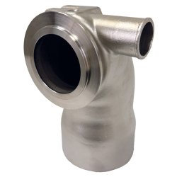 Udst�dningsb�jning til Yanmar 6LY AISI 316, 119574-13500