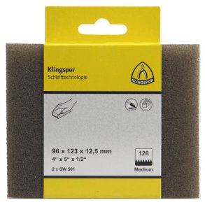 Klingspor slibesvampe P120 2 stk
