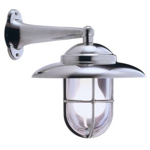 V�glampe m.gitter/sk�rm forkr. klar glas E27