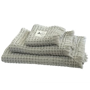 MB SEA &SALT H�ndkl�der Vaflet Beige 3 stk 30x50 - 50x100 - 70x140 cm